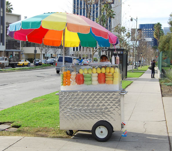 Stainless-steel-food-cart