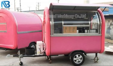 Pink food trailer