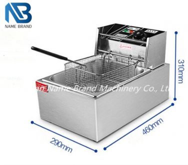 Single cylinder electric fryer pot machine