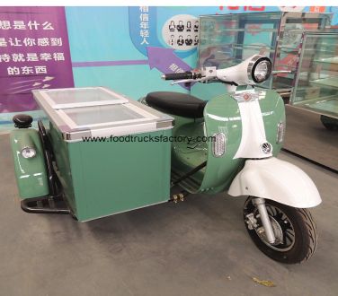 Solar ice cream tricycle food cart