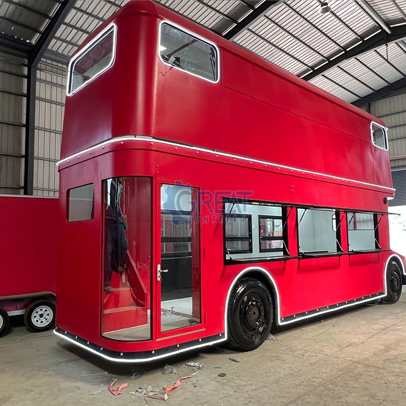 double decker food truck 