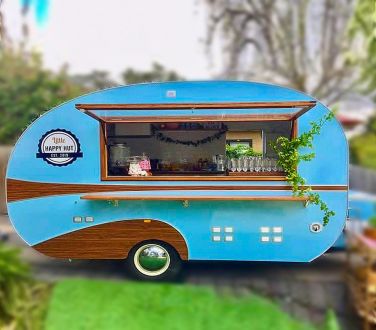 mobile caravane restaurant coffee carts for sale