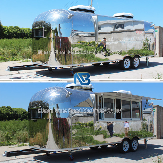 Airstream food truck trailer