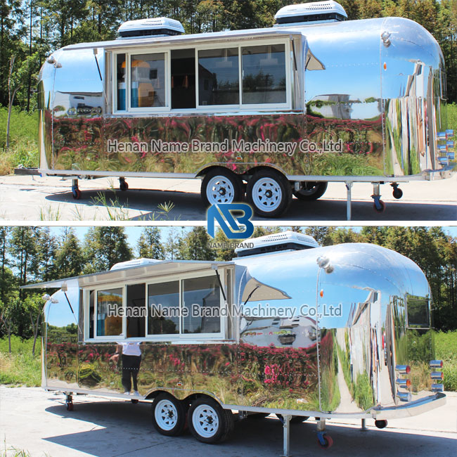 Airstream food truck trailer