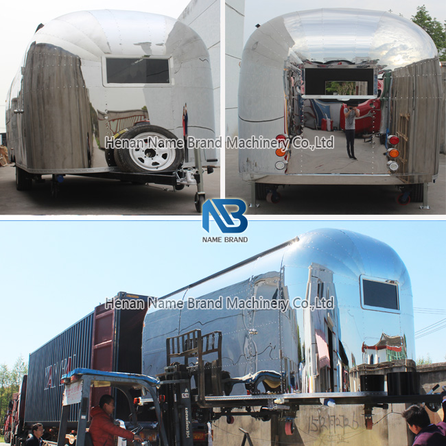 Stainless steel food truck